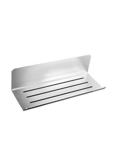 Deltahome Paslanmaz Çelik 2 Adet 24cm Duş Rafı Yapışkanlı Kolay Montaj / Paslanmaz Çelik 304 Kalite - Inox Çok Renkli
