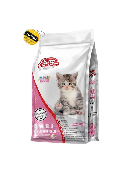 Energy Tavuklu Yavru Kedi Maması 2 x 3 KG