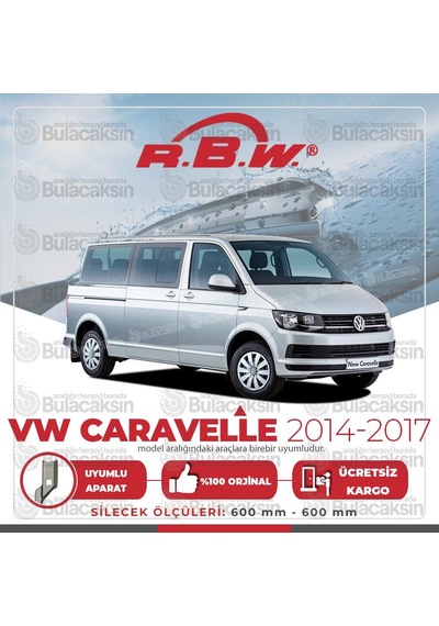 Volkswagen Caravelle Muz Silecek Takımı (2014-2017) RBW