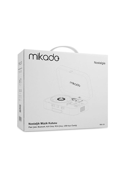 Nostalgia Mn-101 Pikap Fil Dişi Usb+rca+bluetooth Destekli Müzik Kutusu