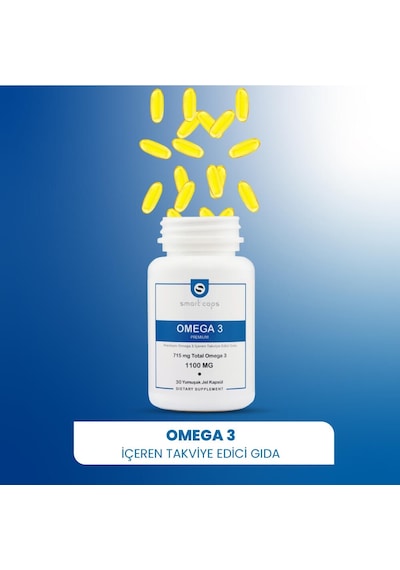 Smart Caps Omega 3 Premium 30 Softgels