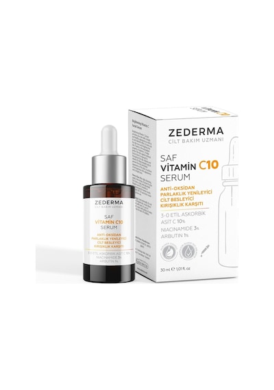 Zederma Saf Vitamin C10 Serum & Parlaklık Yenileyici & Cilt Besleyici 30 ML