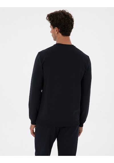 Pierre Cardin Erkek Lacivert Sweatshirt 50315408-vr033 Lacivert