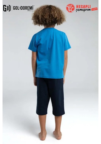 Rolypoly Roly Poly Premium Erkek Çocuk Desenli Rahat Kalıp Kısa Kollu Kapri Pijama Takım Cobalt Rolypoly Roly Poly Premium Erkek Çocuk Desenli Rahat Kalıp Kısa Kollu Kapri Pijama Takım Cobalt