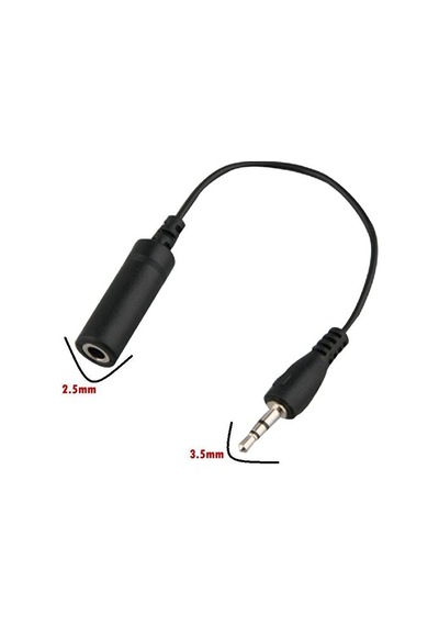 2.5 Mm Kulaklık Çevirici 2.5 Mm 3.5 Mm Jack Çevirici