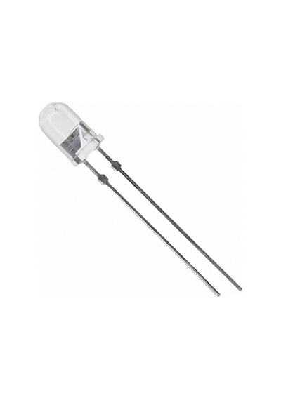 Led 5mm Şeffaf Kirmizi 10 Adet Pcs