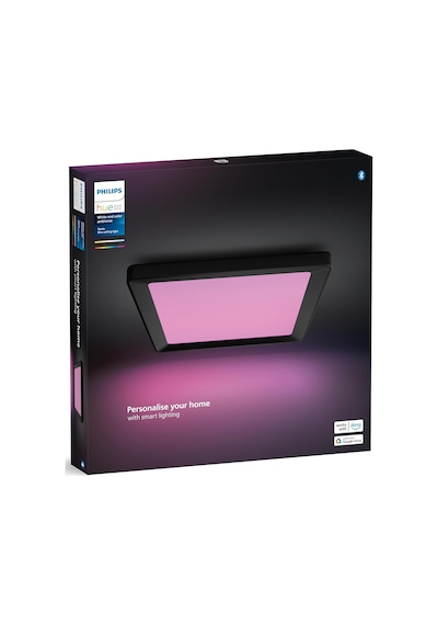 Tento Siyah Sıva Üstü Rgb Akıllı Led Panel Tavan Armatürü 30x30cm 1340 Lumen - 25.000 Saat Ampul Kullanım Ömrü Genel