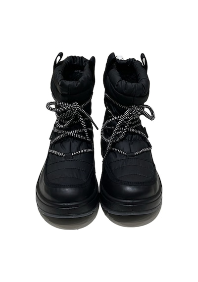 Bot Kar Kadın 6381 6j Jacalu Textile Upper And Leather-pu Sole Black Black