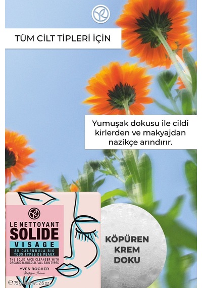 Yves Rocher Katı Yüz Temizleyici - Tüm Ciltler-75 Gr-9118