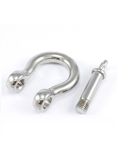 2'li Omega Zincir Kilidi. 10mm. Paslanmaz Krom