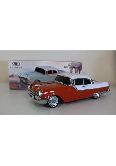 Everton Rt-1954 Turuncu Arabalı Bluetooth Fm-usb-tf-aux Şarjlı Nostaljik Radyo Kdo