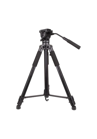 688 Profesyonel Fotoğraf Video Tripod 1.70 Metre Su Terazili Ve Asansörlü Taşıma Çantalı Full Set Diğer