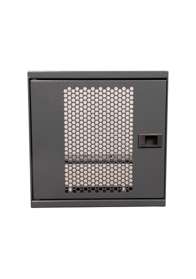 Alfafonet Wifi Box 280 Duvar Tipi Modem Ve Wifi Kutusu 280x120x280 Mm Antrasit Gri Perfore Metal Kapak Montajlı