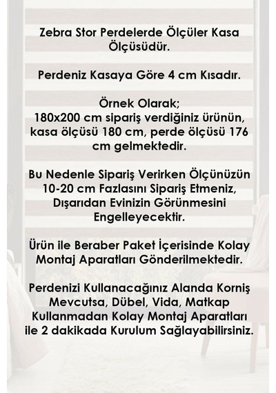Beyaz Stor Perde Etek Dilimli Güneşlik