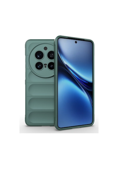 Vivo X200 Pro Kılıf Esnek Tpu Oyuklu Arka Yüzey Tasarımlı Mkst Etnik Silikon Kapak - Siyah Siyah