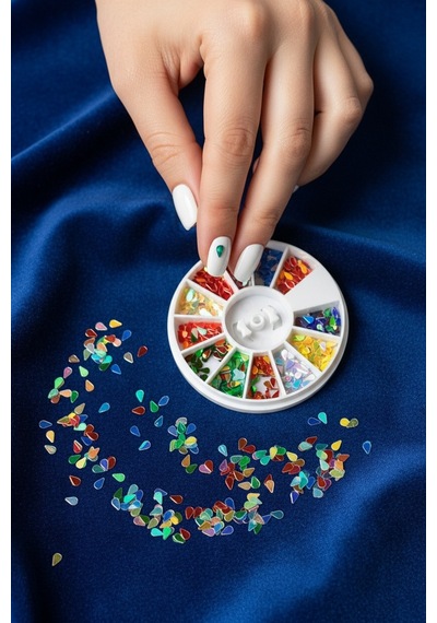 Tırnak Süsleme Taşı - Yüz Süsleme Taşı - Nail Art Süs Taşı - Nail Art Charm Çarm Yp243