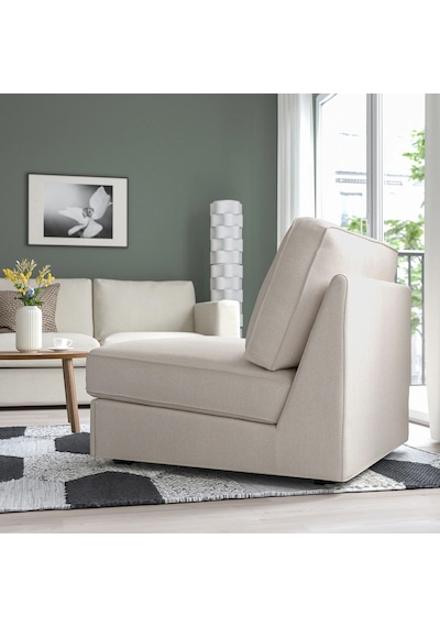 Ikea Bej Konforlu Kanepe - Yataklı Tekli Koltuk