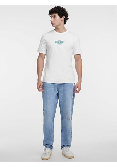 Guess Erkek Tişört-m5gı23k8hm0 Beyaz
