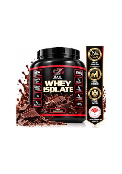 Whey Proteın Bcaa Zengin İçerik 2100 Gr 70 Servis Çikolata