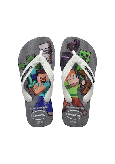 Havaianas Kids Minecraft Çocuk Parmak Arası Terlik 4145125 Gri