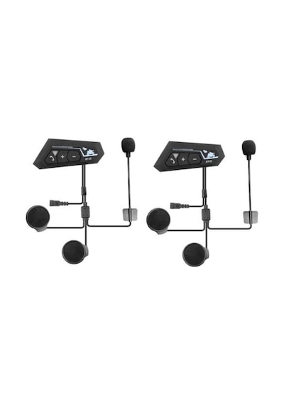 Universal Bt22 Intercom Motosiklet Bluetooth V50 Su Geçirmez Bt22 Uyumlu