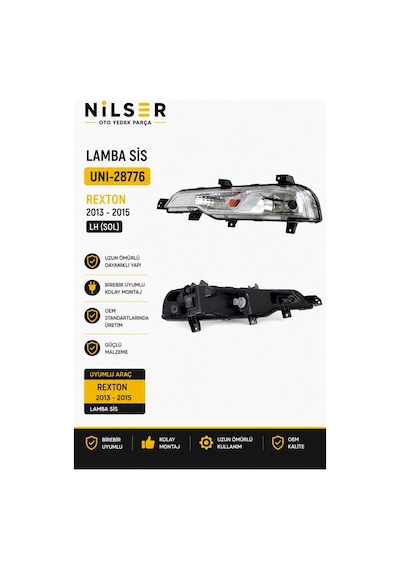 Ssangyoung Rexton Sis Lamba Sol 2013-2015