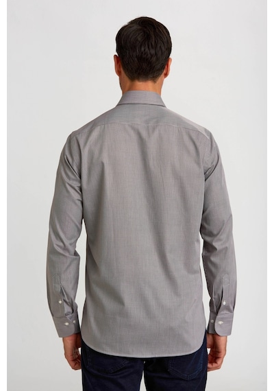 Bisse Erkek Regular Fit Klasik Gömlek Kahve Gm23k232025 D11 Kahverengi
