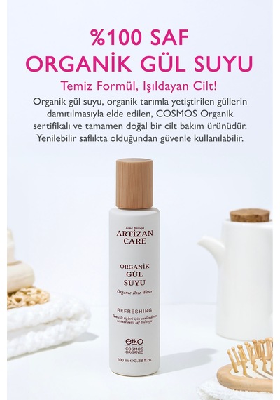 Organik Gül Suyu - 100 Ml