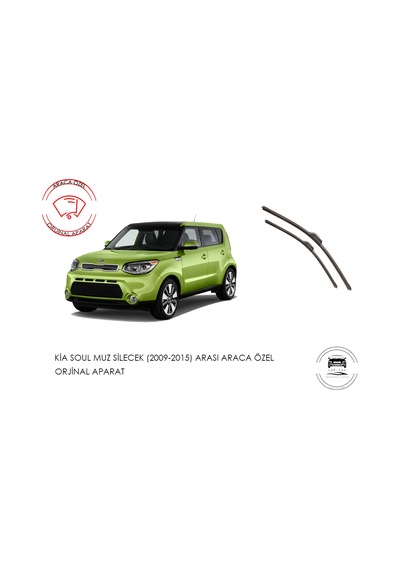 Kia Soul Muz Silecek (2009-2015) Arası Araca Özel  Aparat