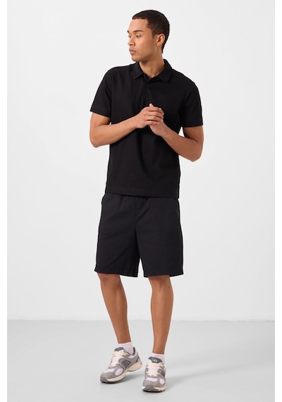 Tommylife Siyah Standart Fit Dokuma Hafif Esnek Chino Erkek Şort - 81293 Siyah