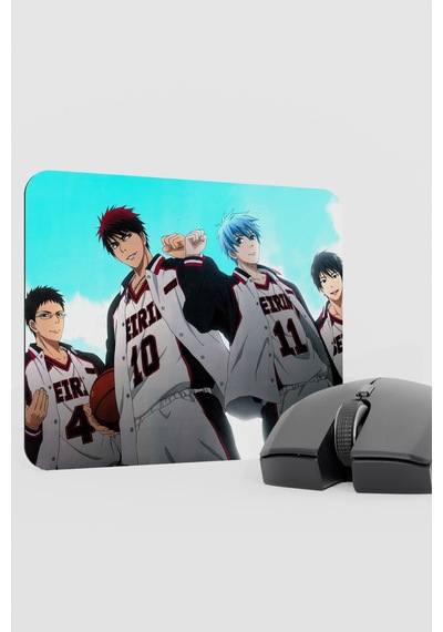Kuroko No Basket Anime V4 - 22x18 Gaming Kauçuk Kaymaz Taban Mouse Pad Fare Altlığı