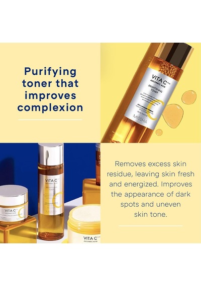 Leke Karşıtı C Vitamini İçerikli Aydınlatıcı Tonik 200ml Vita C Plus Brightening Toner
