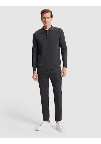 Pierre Cardin Antrasit Melanj Slim Fit Kazak 50333916 Vr081