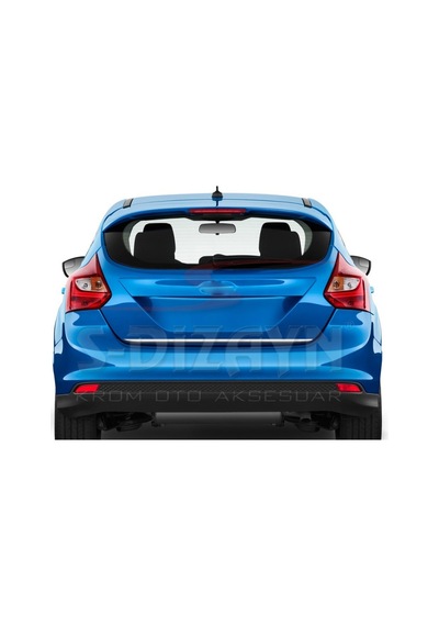 S-Dizayn Ford Focus 3 Hb Krom Bagaj Alt Çıtası 2011-2014