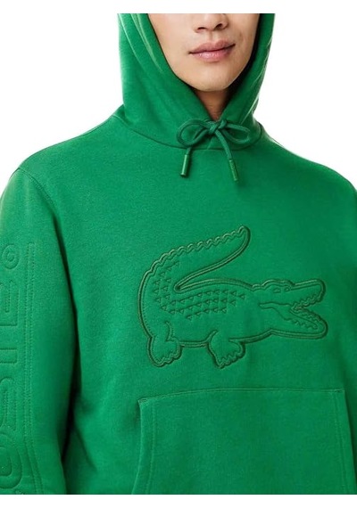 Lacoste Erkek Jogger Kapşonlu Sweatshirt Yeşil