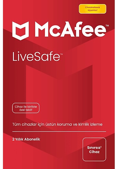 Mcafee Ue Livesafe 2 Yıl Ve Dijital Kimlik Koruma