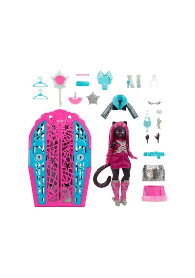 Monster Hıgh Skulltımate Secrets Hauntlywood Catty Noır Jbg82