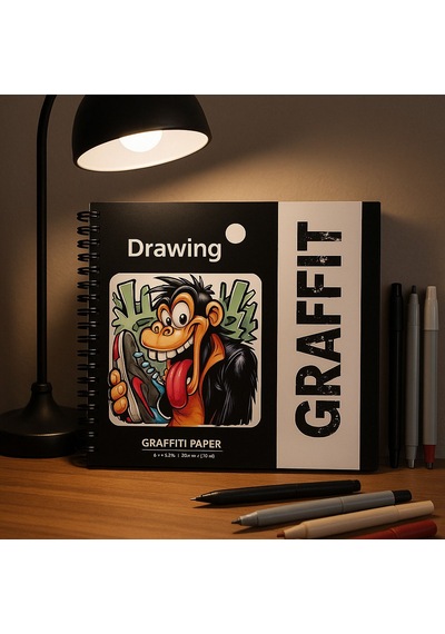 Dreamart Galeri, Çizim Defteri, Graffiti Defteri B4 Boyutunda