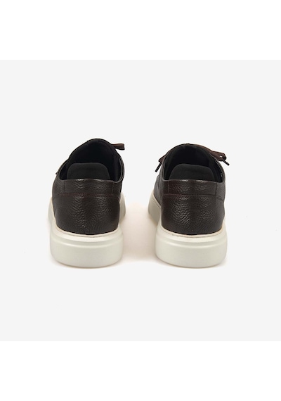 Kemal Tanca Erkek Eva Taban Hakiki Deri Bağcıklı Spor & Sneaker Ayakkabı S505 Kahverengi Kemal Tanca Erkek Eva Taban Hakiki Deri Bağcıklı Spor & Sneaker Ayakkabı S505 Kahverengi