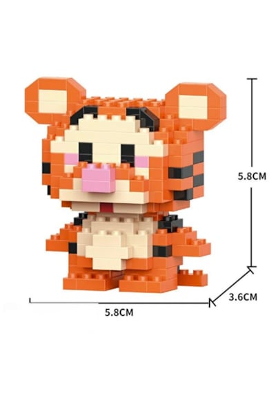 Bricks Sevimli Karakterler 3d Yapboz Tigger