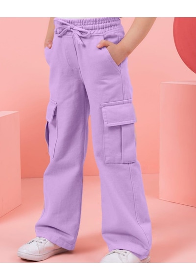 Dmb Kids Kız Gabardin Pantolon 24ydmb206 Lila
