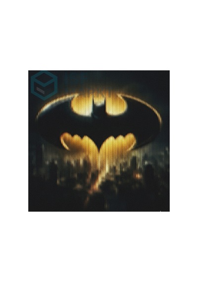 5d Elmas Boyama Seti-gotham Şehri Yarasa 30 40 Cm