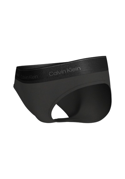 Calvin Klein Kadın Siyah Logo Detaylı Pamuklu Bikini Külot-13380 Siyah