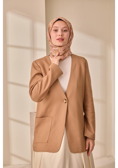 Silk Home Soft Eşarp 73091-25 Yavruağzı, Haki, Yağ Yeşili, Gümüş