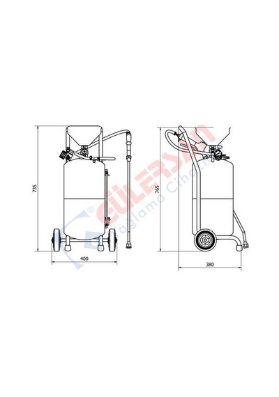 Tarus 9320 Köpük Püskürtme Pompası 24 Lt