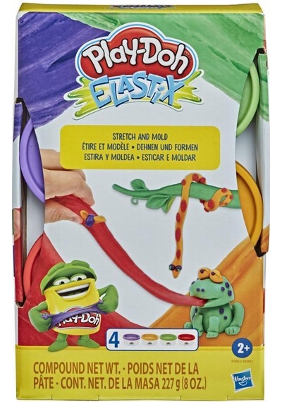 Play Doh Elastik 4 Lü Oyun Hamuru