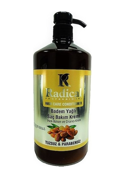 Radical Badem Yağlı Hızlı ve Onarıcı Tuzsuz Saç Bakım Kremi 1 L