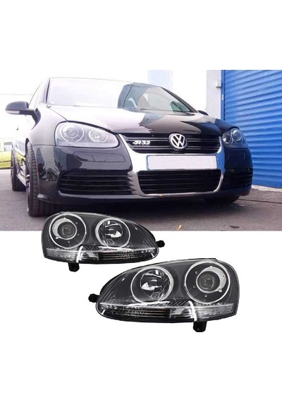 Vw Golf 5 2004-2009 Mk5 Krom Bi Xenon Özellikli R32 Ön Far