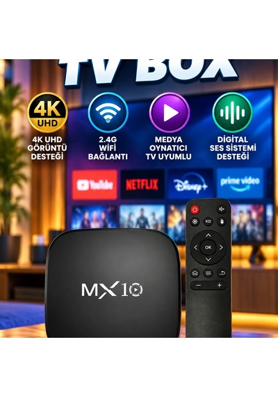 4k Uhd Android Medya Oynatıcı 60 Fps Video, Dolby Digital Ses Ve Görüntü Yansıtma