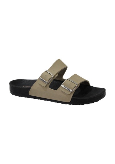 Ceyo Bahama-10 Camel Ortapedik Erkek Terlik & Sandalet 001